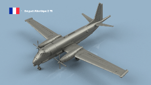 Bréguet Atlantic 2 France x1 1/350 - impression 3D