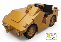 Tracteur de pont SEPMA K35 1/72 - en impression 3D