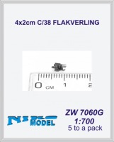 4x2 C/38 Flakverling 1/700 x5