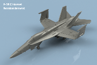 F18 C HORNET bombardement ailes repliées x5 1/400 en impression 3D