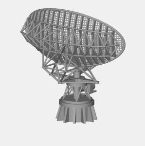 Radar DRBV-26 1/350  x1 en impression 3D