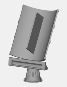 Radar SPS-39 1/700 x1 en impression 3D