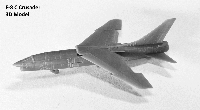 Vought F-8 C Crusader ailes dépliées x5 1/400 - impression 3D