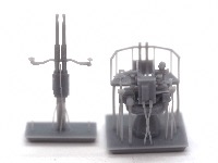 Canons Bofors 40mm doubles - canons séparés 1/200 x6 en impression 3D