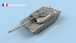 Char Leclerc Giat Industries 1/350 x5 - impression 3D