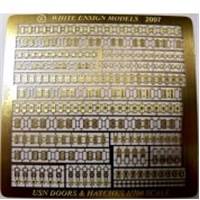 1/700 USN WW2 portes & écoutilles PE 777