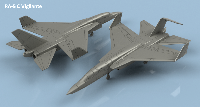 RA-5 C Vigilante ailes pliées x2 1/400 - impression 3D