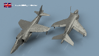 Hawker Siddeley Harrier FA.2 x5 1/400 - impression 3D