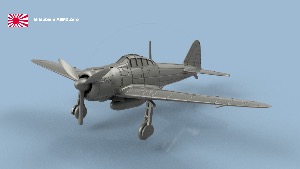 Mitsubishi A6M2/A6M3 Zéro 1/100 x1 - impression 3D