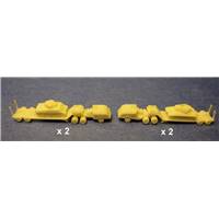 Porte-chars Dragon M26 et chars x4 1/700