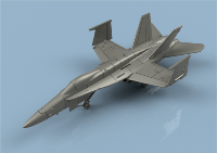 F18 C HORNET air-air ailes repliées x5 1/400 en impression 3D