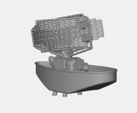 Radar DRBV-11 1/700 x1 en impression 3D