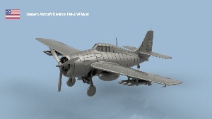 Eastern Aircraft Division FM-2 Wildcat 1/144 x1 - impression 3D