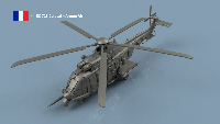 EC-725 Caracal - Armée Air x2 1/400 - impression 3D