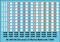 Cocardes Aéronautique Navale Marine Nationale 1/400