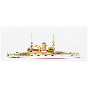 USS Illinois BB-7 battleship 1/700