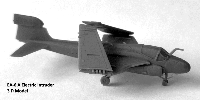 EA-6A Electric Intruder ailes repliées x5 1/700 - impression 3D