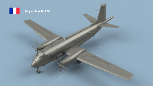 Bréguet Atlantic France 1/700 x1 - 3D printing