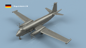 Bréguet Atlantic 1 Allemagne x1 1/400 - impression 3D