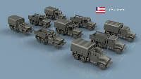 GMC 352 Late x6 1/144 - Impression 3D