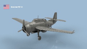Grumman TBF-1C / TBM-3D Avenger 1/700 x5 - impression 3D