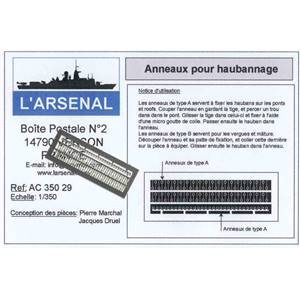 Anneaux pour haubannage 1/350