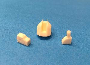 Tourelles + tubes + valise mortier ASM 1/400 x5