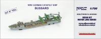 WWII german catapult ship Bussard 1/700