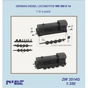 GERMAN DIESEL LOCOMOTIVE WR 550 D 14 (1 to a pack)