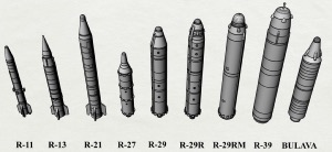 Missiles balistiques URSS 1/350 impression 3D
