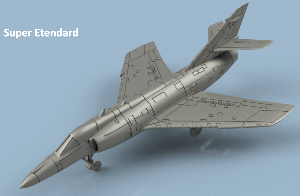 Super Etendard Marine 1/400 x5 - impression 3D