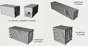 Containers au 1/400 x20