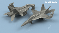 EA-18 G GROWLER ailes pliées x5 1/400 en impression 3D