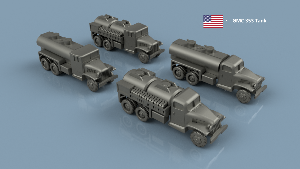 GMC 353 Tank x6 1/200 - Impression 3D
