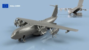 Airbus A400M x1 1/400 - impression 3D
