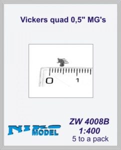 Vickers Quad 0,5" Machine Gun x5 1/400