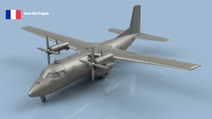 Nord 262 Frégate 1/100 x1 - 3D printing