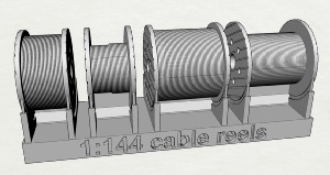 Bobines en résine au 1/144 x20