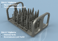 RA-5 C Vigilante 1/400 x2 - impression 3D