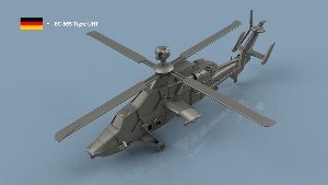 EC-665 Tigre UHT 1/350 x4 - impression 3D