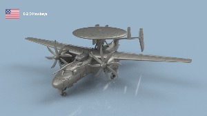 Grumman E-2 C/D Hawkeye x2 1/350 - impression 3D