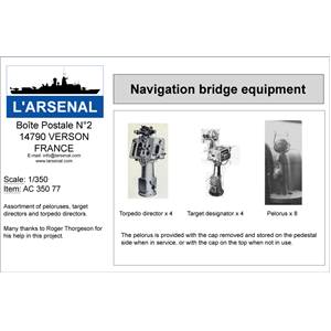 Equipements pour passerelle de navigation x16 1/350