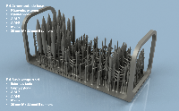 F-4 Phantom II 1/700 x5 - impression 3D