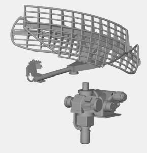 Radar DRBV-15B 1/350 x1 en impression 3D