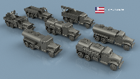 GMC 353 Misc x6 1/144 - Impression 3D